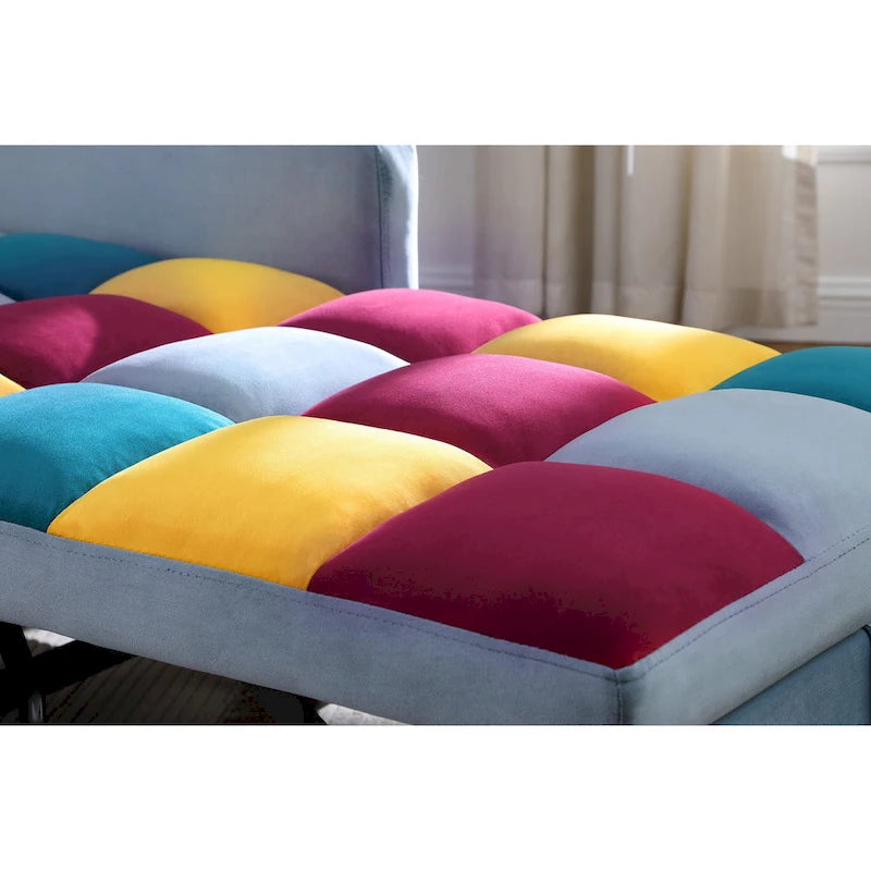 Convertible Sleeper Sofa Chair Bed, Adjustable Chair with Pillow, Multi-Functional Sleeper Chair