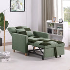 Convertible Sleeper Sofa Chair Bed, Adjustable Chair with Pillow, Multi-Functional Sleeper Chair