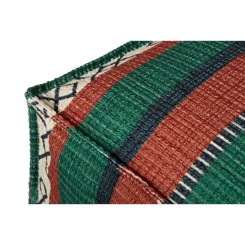 Alexander Home Striped Boho Southwestern Floor Pillow
