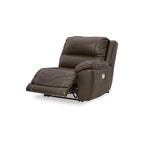 Signature Design by Ashley Dunleith Brown 5-Piece Power Reclining Sectional - 123W x 123D x 43H