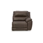 Signature Design by Ashley Dunleith Brown 5-Piece Power Reclining Sectional - 123W x 123D x 43H