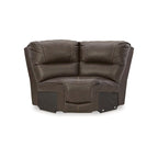 Signature Design by Ashley Dunleith Brown 5-Piece Power Reclining Sectional - 123W x 123D x 43H