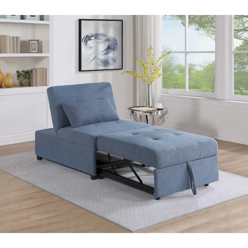 Poundex Convertible Sofa