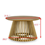 Modern minimalist coffee table, solid wood coffee table, Nordic style coffee table, simple design, suitable for both home
