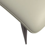 Dining Chair - Black Leather - Metal Legs