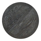Extendable Round Dining Table - Oak Finish - Seats 4-6