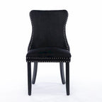 Upholstered Wing-Back Dining Chair Set Of 2