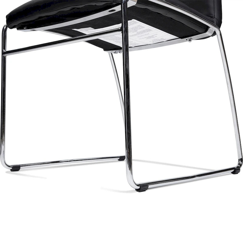 Furniture of America Donnabella Contemporary 5-Piece Glasstop Round Dining Table Set