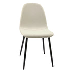 Modern Dining Room Chairs with Metal Legs(Set of 4) - N/A