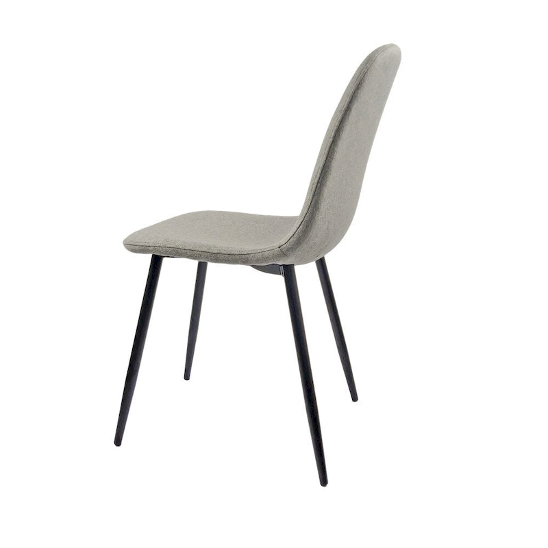 Modern Dining Room Chairs with Metal Legs(Set of 4) - N/A