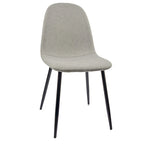 Modern Dining Room Chairs with Metal Legs(Set of 4) - N/A