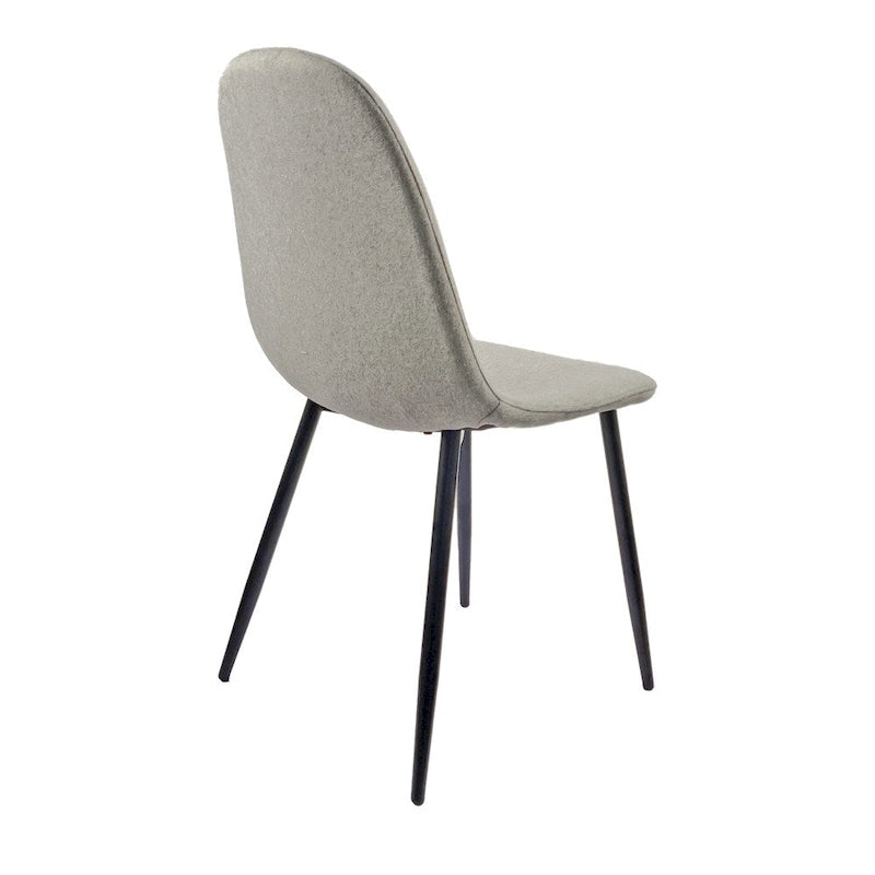 Modern Dining Room Chairs with Metal Legs(Set of 4) - N/A