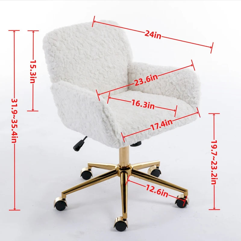 Adjustable Swivel Office Chairs, Vanity Chairs.