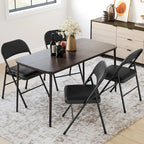 Folding Chairs 2/4 Pack With Padded Cushion and Back