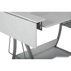 Sewing & Craft Table - White/Grey - With Storage