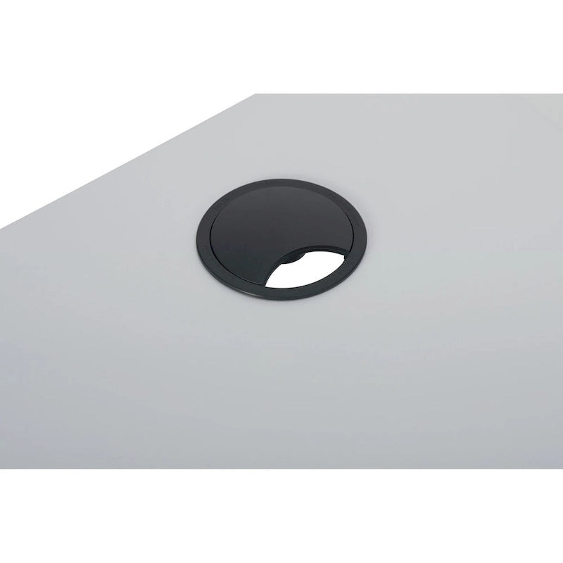 Sewing & Craft Table - White/Grey - With Storage