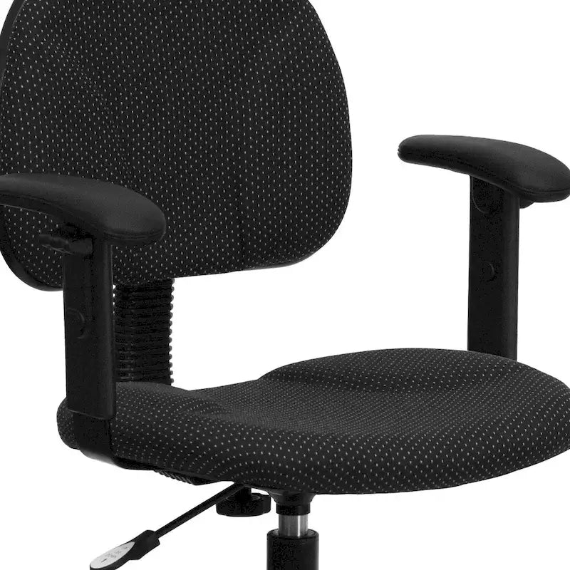 Fabric Drafting Chair with Arms (Cylinders: 22.5-27H or 26-30.5H)