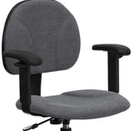 Fabric Drafting Chair with Arms (Cylinders: 22.5-27H or 26-30.5H)