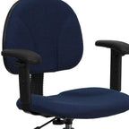 Fabric Drafting Chair with Arms (Cylinders: 22.5-27H or 26-30.5H)