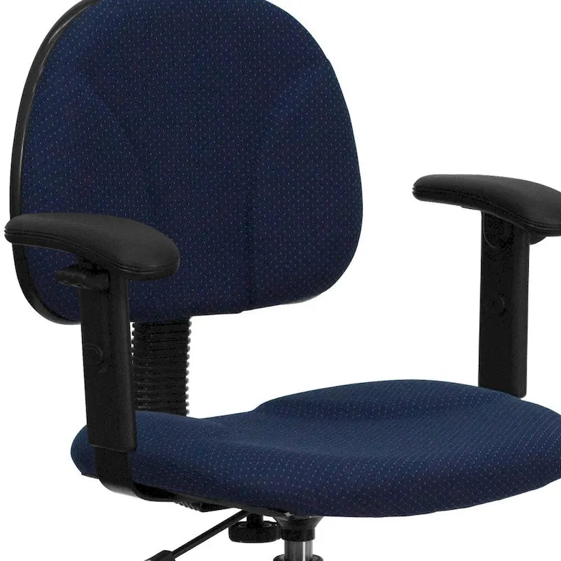 Fabric Drafting Chair with Arms (Cylinders: 22.5-27H or 26-30.5H)