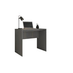 Modern Computer Desk 35 in Wide Home Office Desk Furniture for Small Spaces Minimalist Design Compact PC Laptop Study Table