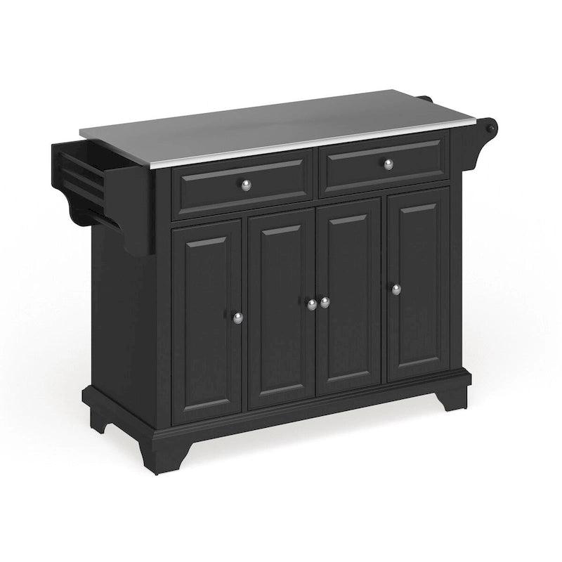 Lafayette Stainless Steel Top Full Size Kitchen Island/Cart - 18d x 51.5w x 36h