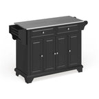 Lafayette Stainless Steel Top Full Size Kitchen Island/Cart - 18d x 51.5w x 36h