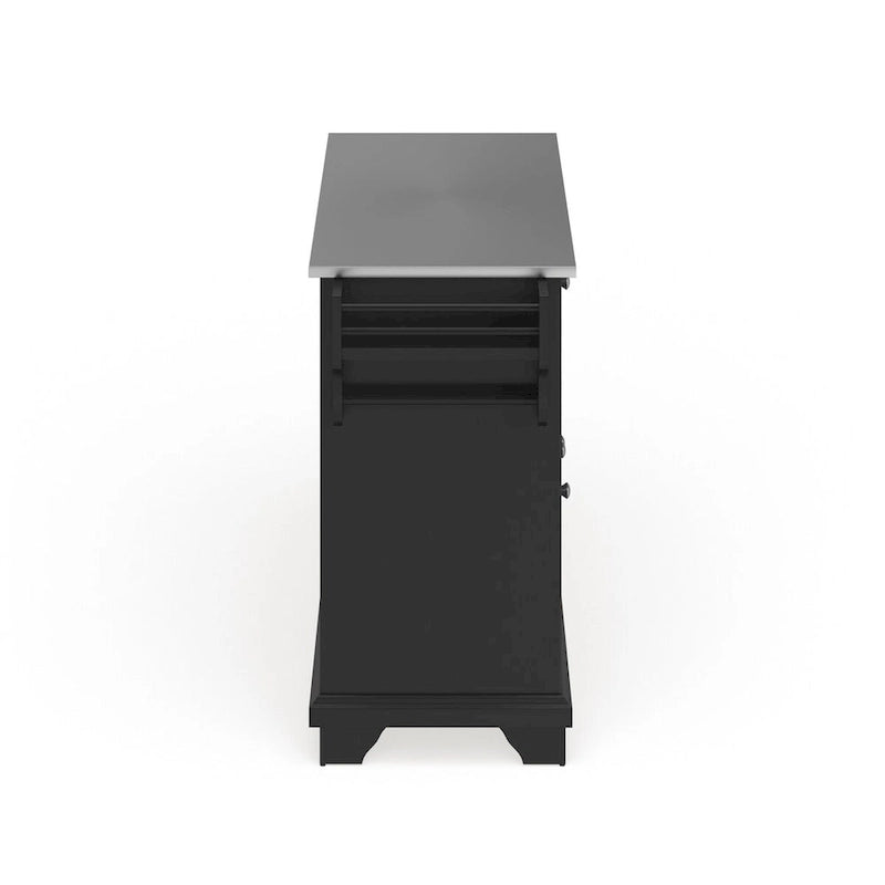 Lafayette Stainless Steel Top Full Size Kitchen Island/Cart - 18d x 51.5w x 36h