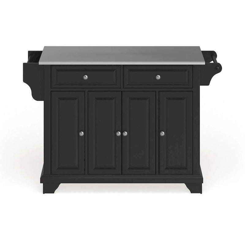 Lafayette Stainless Steel Top Full Size Kitchen Island/Cart - 18d x 51.5w x 36h