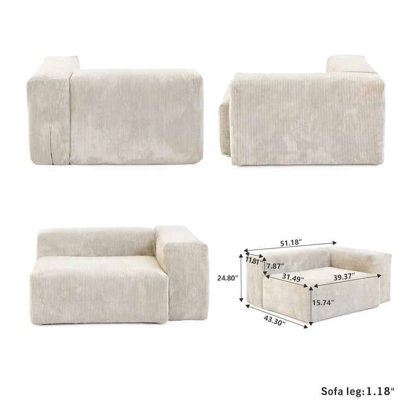 Modular Sofa Free Combination 4 Seater Sofa