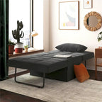 RealRooms Convertible Lounger Ottoman Sofa Chair with 4-in-1 Design