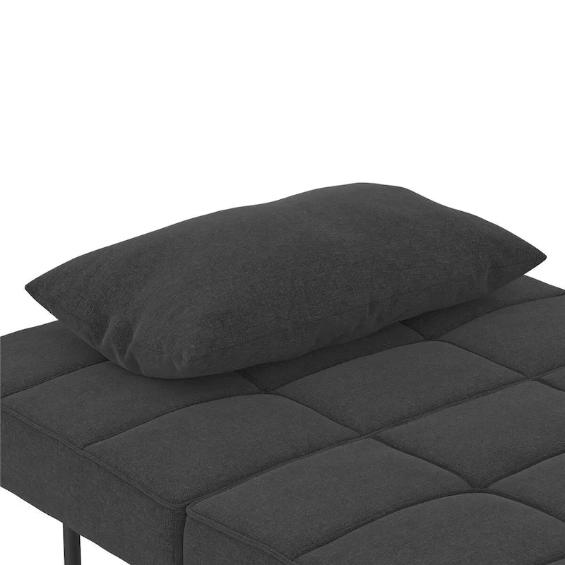 RealRooms Convertible Lounger Ottoman Sofa Chair with 4-in-1 Design