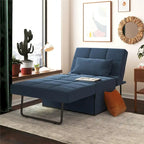 RealRooms Convertible Lounger Ottoman Sofa Chair with 4-in-1 Design