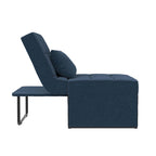 RealRooms Convertible Lounger Ottoman Sofa Chair with 4-in-1 Design