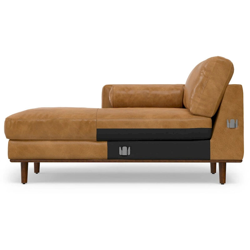 WYNDENHALL Brixley Mid Century 102 inch Wide Left Sofa Sectional