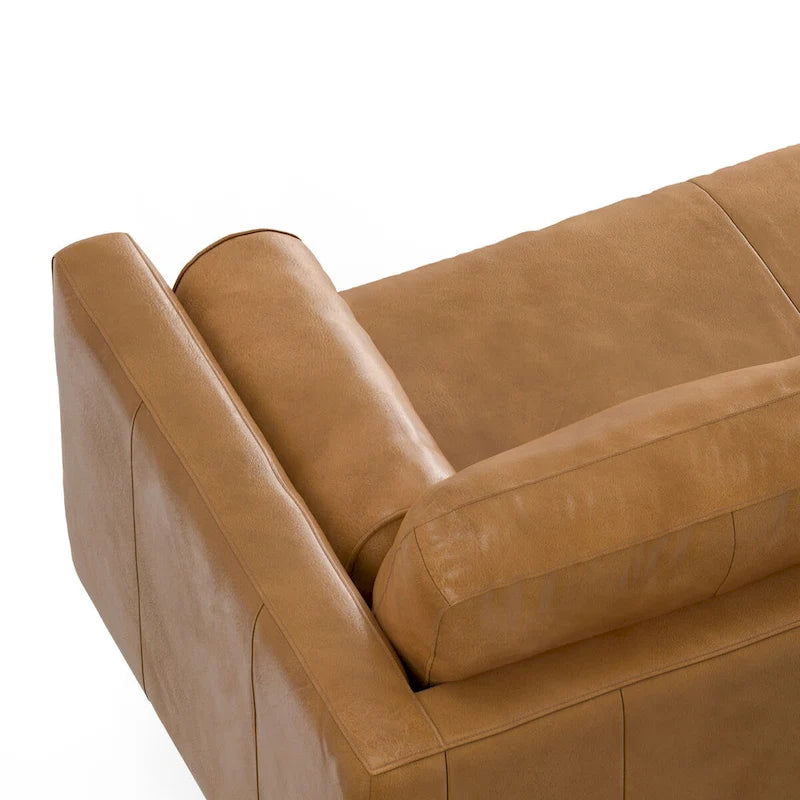 WYNDENHALL Brixley Mid Century 102 inch Wide Left Sofa Sectional