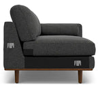WYNDENHALL Brixley Mid Century 102 inch Wide Left Sofa Sectional