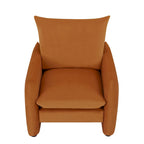 33-inch Modern Low-Profile Armchair with Plush Cushioning