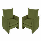 33-inch Modern Low-Profile Armchair with Plush Cushioning