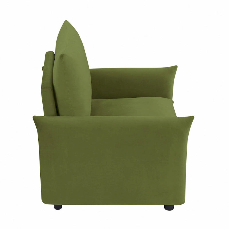 33-inch Modern Low-Profile Armchair with Plush Cushioning