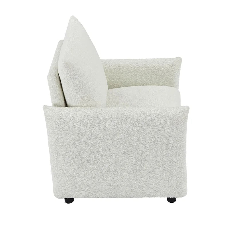 33-inch Modern Low-Profile Armchair with Plush Cushioning