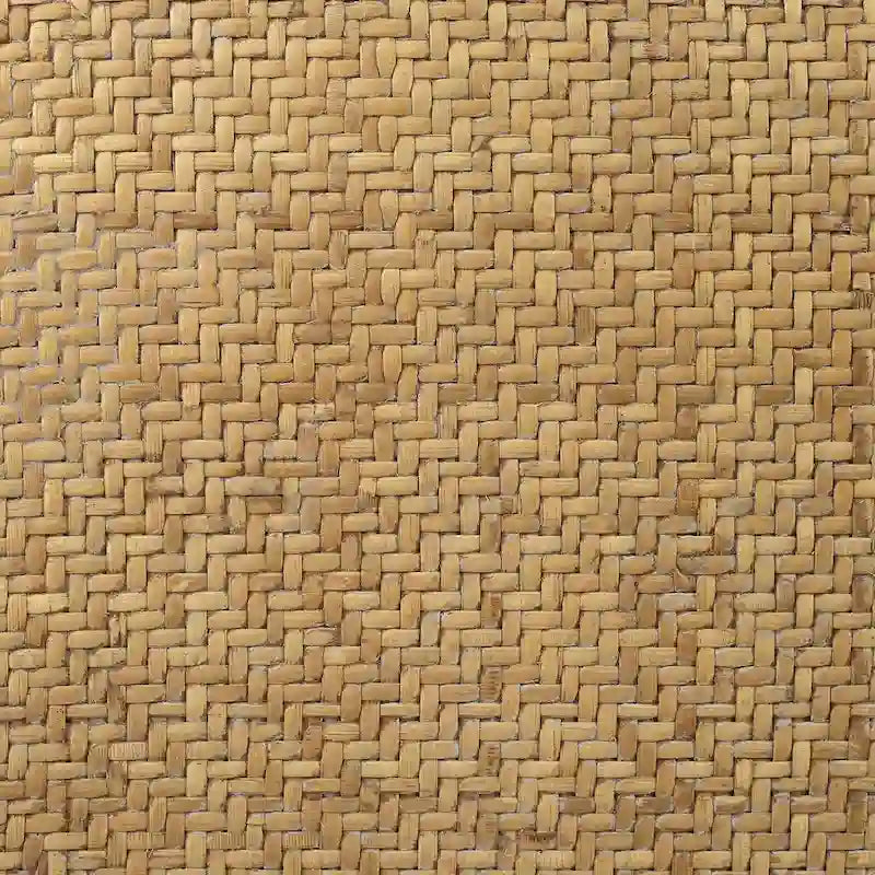 Delilah Brown Rattan Bentwood X-Back Bench