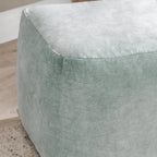 Villa by Classic Home Heirloom 18 Velvet Pouf
