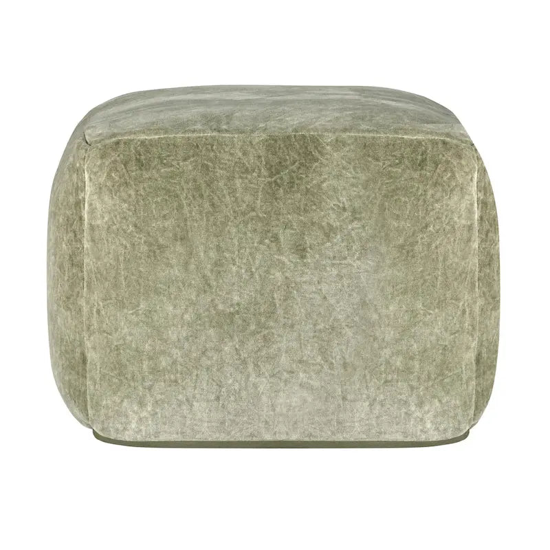 Villa by Classic Home Heirloom 18 Velvet Pouf
