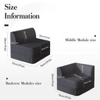 Modular Foam Floor Sofa - Configurable Sectional Component