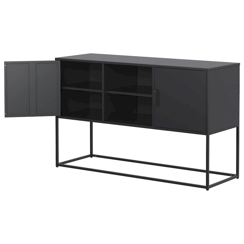 Metal Sideboard Cabinet with Adjustable feet