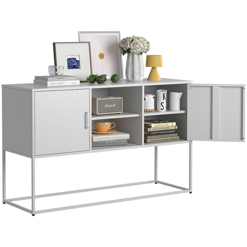 Metal Sideboard Cabinet with Adjustable feet