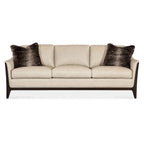Tular Leather Sofa, Cream
