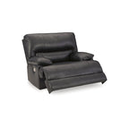 Signature Design by Ashley Mountainous Black Power Recliner