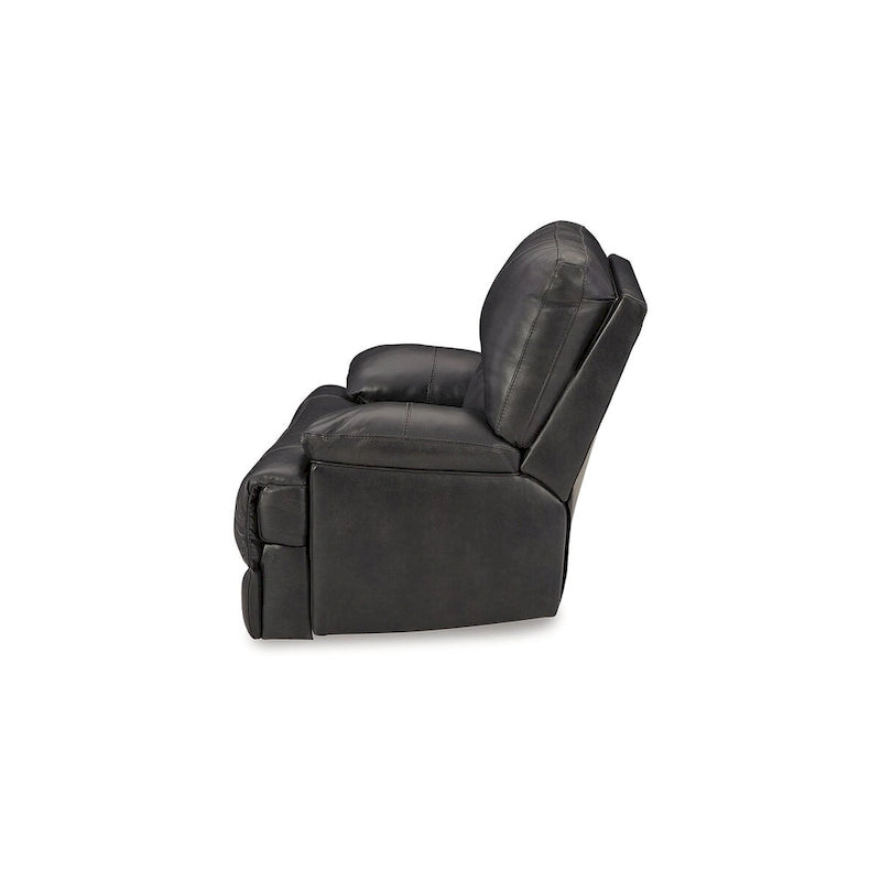 Signature Design by Ashley Mountainous Black Power Recliner